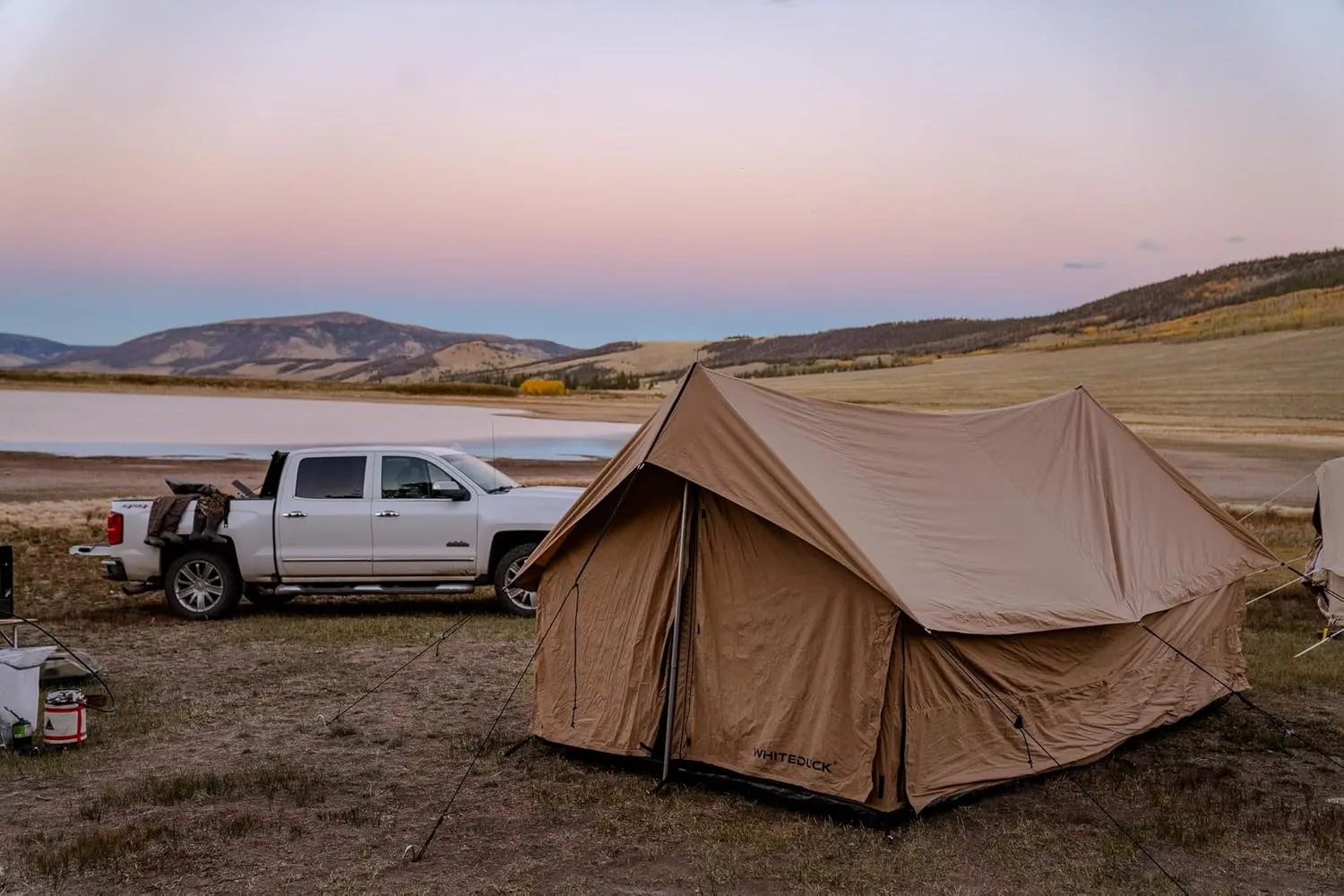 WHITEDUCK Rover Canvas Scout Tent, Waterproof, 4 Season Luxury Outdoor Camping and Glamping Yurt Tent