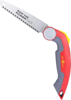 Wolf-Garten PC145FS Power Cut Folding Pruning Saw Tree Care Tool, Red, 67x3.2x3 cm