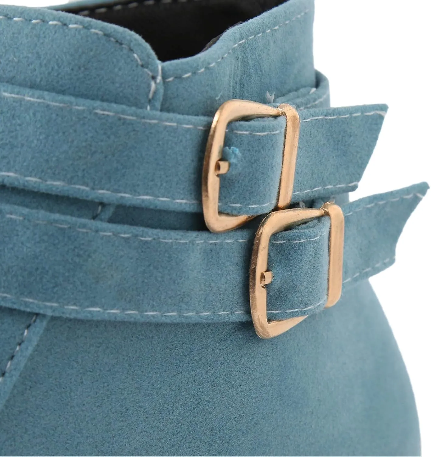 Women's Ankle Boots & Booties Low Heel Suede Leather Fashion Slip on Comfort Fall Winter Short Boots Black Side Zip Classic Booties for Women Ladies Boots