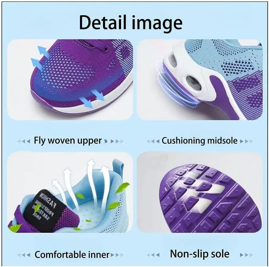 Women's Cloud Walk Pro Sneakers, Super Breathable Soft Casual Shoes, Ergonomic Pain Relief Shoe Trainers Orthopaedic