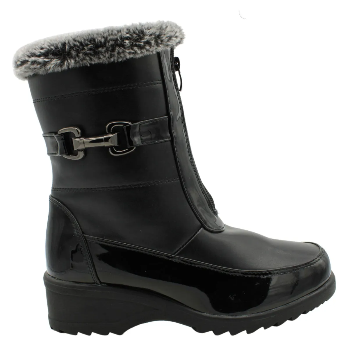 Women's Front Zipper Boots
