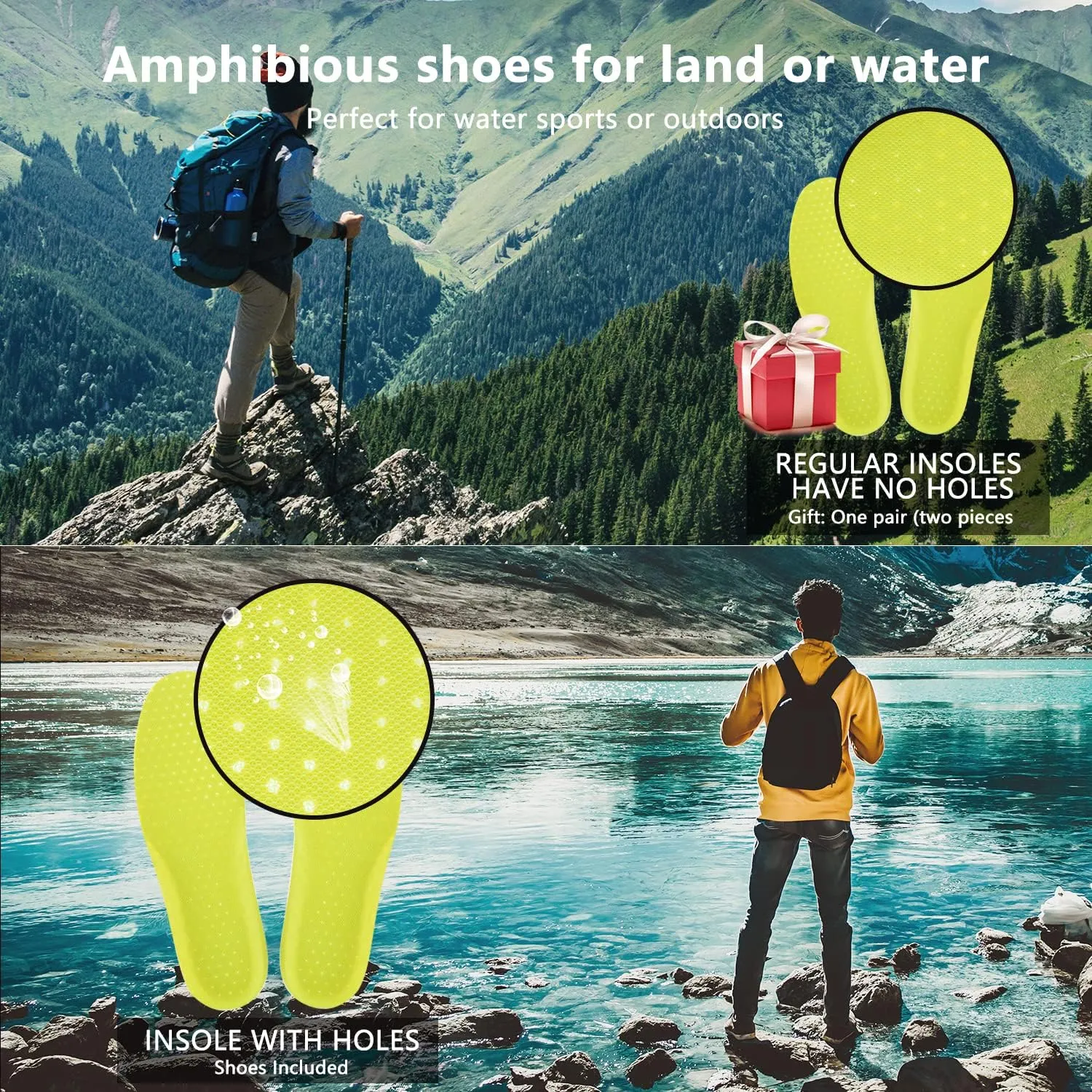 Womens Mens Water Shoes Barefoot Quick Dry Aqua Sports Shoes for Pool Beach Surfing Walking Kayaking