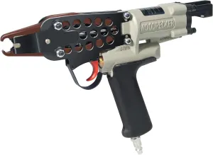 Woodpecker #C-7EF 15 Gauge Pneumatic Hog Ring Gun, 2nd Generation 3/4-Inch Crown Long Nose Air Power Hog Ring Gun, 7-8mm Closure Diameter Hog Ring Stapler Fencing Tool for Spring Mattress, Fencing