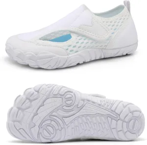 XIHALOOK Water Shoes for Kids Boys Girls Wide Toe Barefoot Quick Dry for Beach Swim Pool Surf Aqua Sports