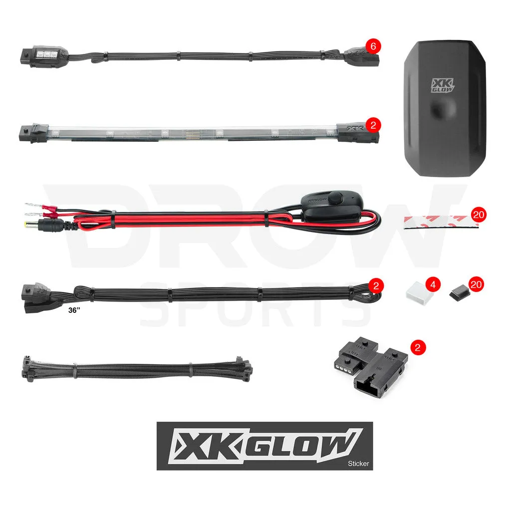 XK Glow Mini-Moto Underglow Accent Light App Kit