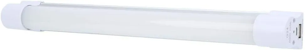 xuuyuu USB Charging Under Cabinet Light, 4 Modes Long Strip LED Light with Magnet Base Battery Built in SOS Lamp for Kitchen, Closet, Wardrobe, Outdoor Camping, Tent