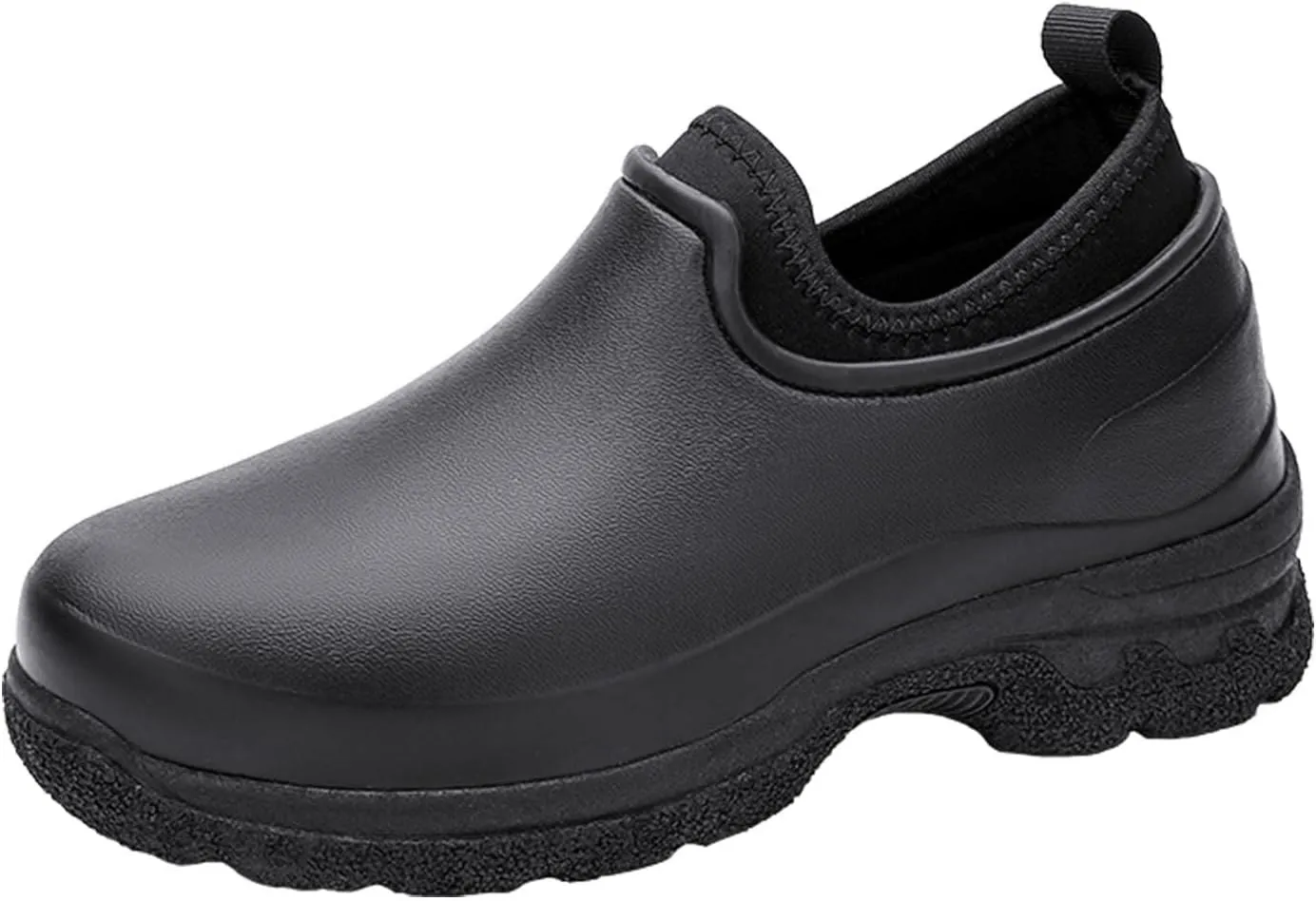 YUKTOPA Mens Womens Waterproof Non Slip Work Clogs Oil Resistant Chef Shoes Safety Garden Shoes Work Shoes