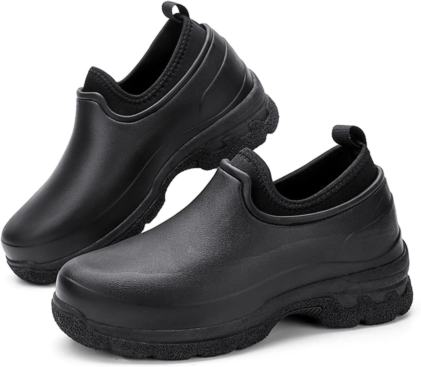 YUKTOPA Mens Womens Waterproof Non Slip Work Clogs Oil Resistant Chef Shoes Safety Garden Shoes Work Shoes