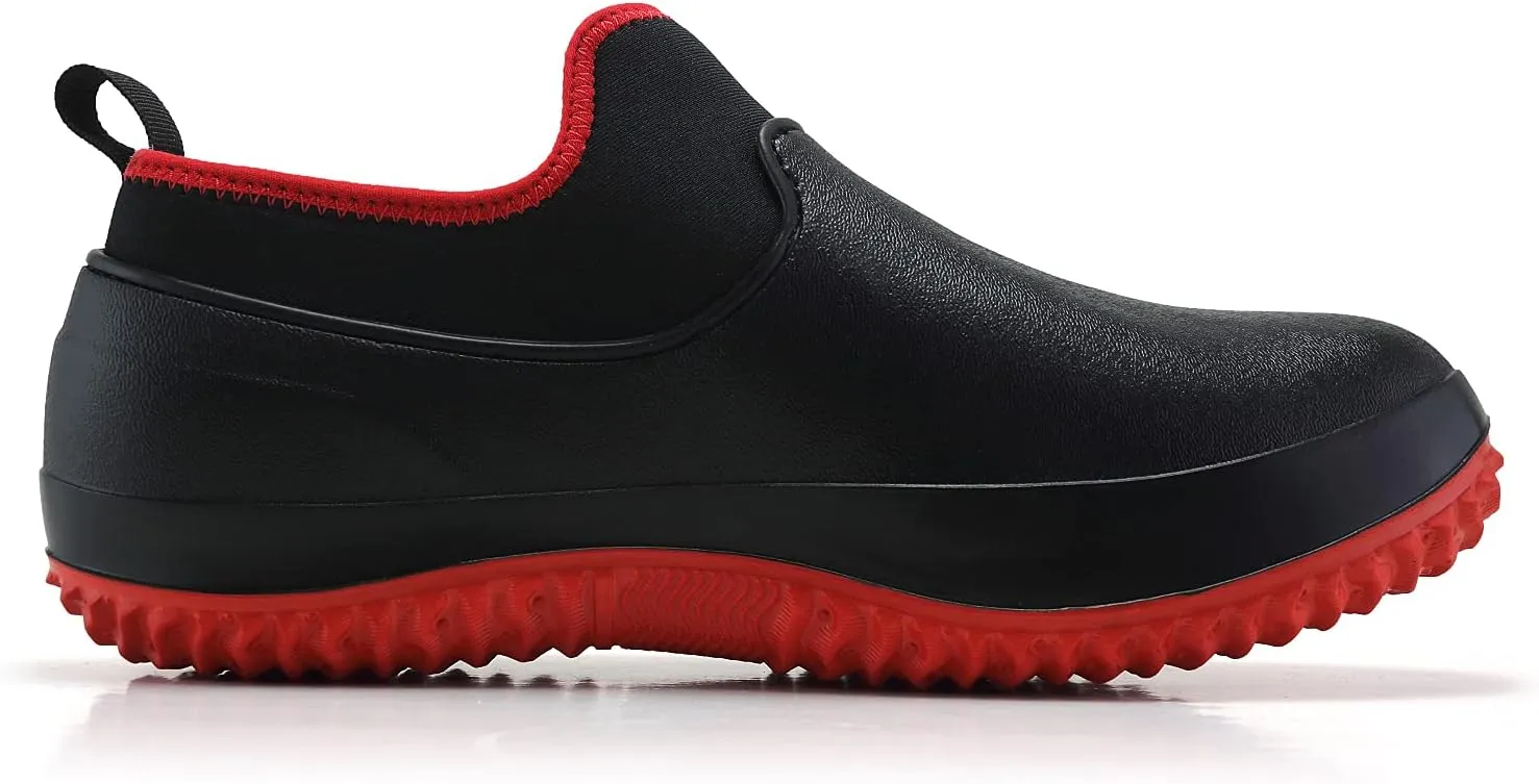 YUKTOPA Mens Womens Waterproof Non Slip Work Clogs Oil Resistant Chef Shoes Safety Garden Shoes Work Shoes