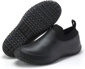 YUKTOPA Mens Womens Waterproof Non Slip Work Clogs Oil Resistant Chef Shoes Safety Garden Shoes Work Shoes