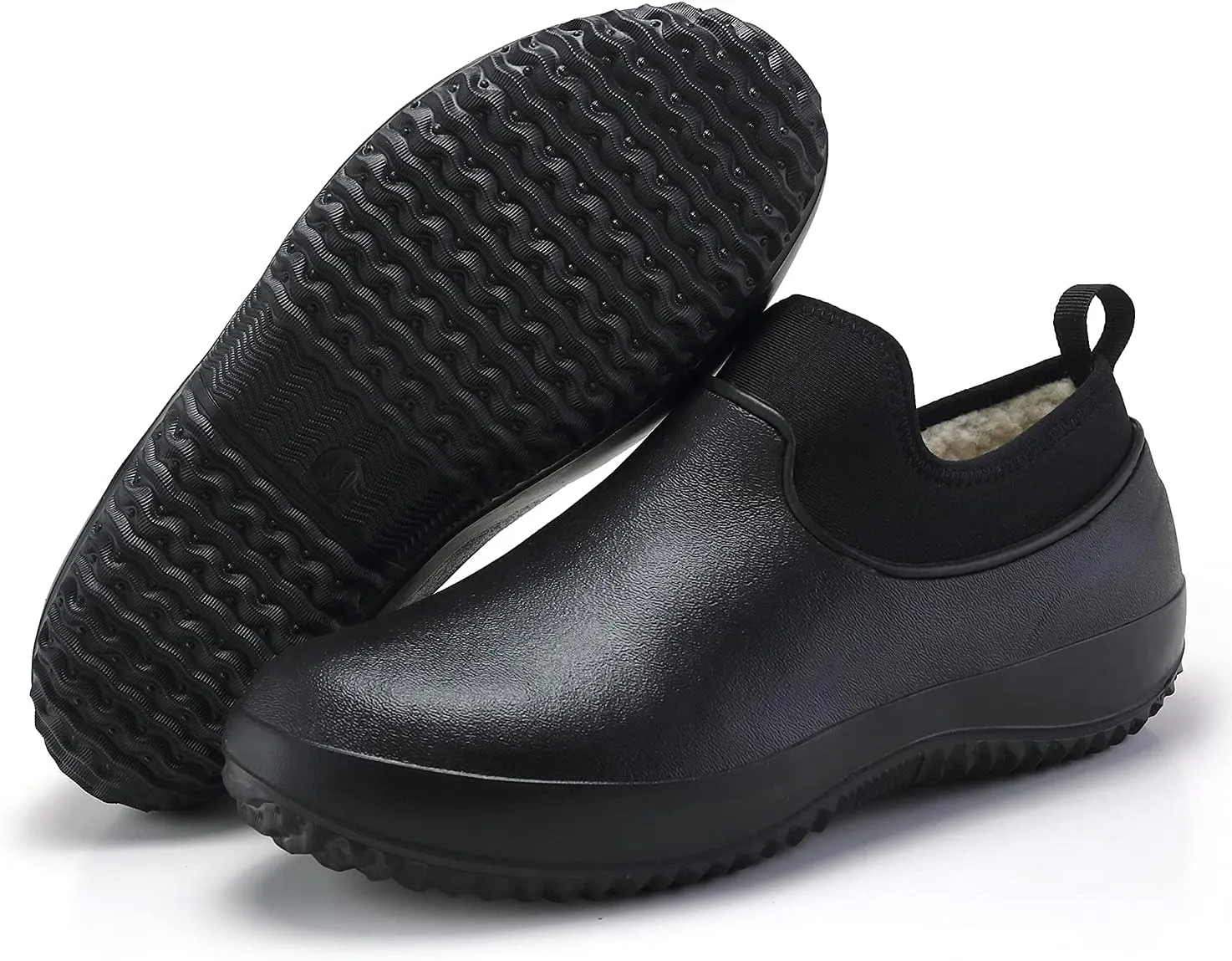 YUKTOPA Mens Womens Waterproof Non Slip Work Clogs Oil Resistant Chef Shoes Safety Garden Shoes Work Shoes