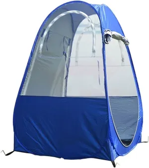 YYDS Tents for Camping Outdoor Fishing Single Tent, Automatic Quick-Opening Tent, Windproof and Rainproof, Double Window Sunshade, Travel Fishing Camping Tents (Color : Blue)
